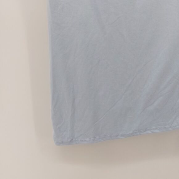 Ruby & Lace Light Blue Top Tee flowers mushrooms Keep it happy Smile Plus Sz 1X - Picture 11 of 14